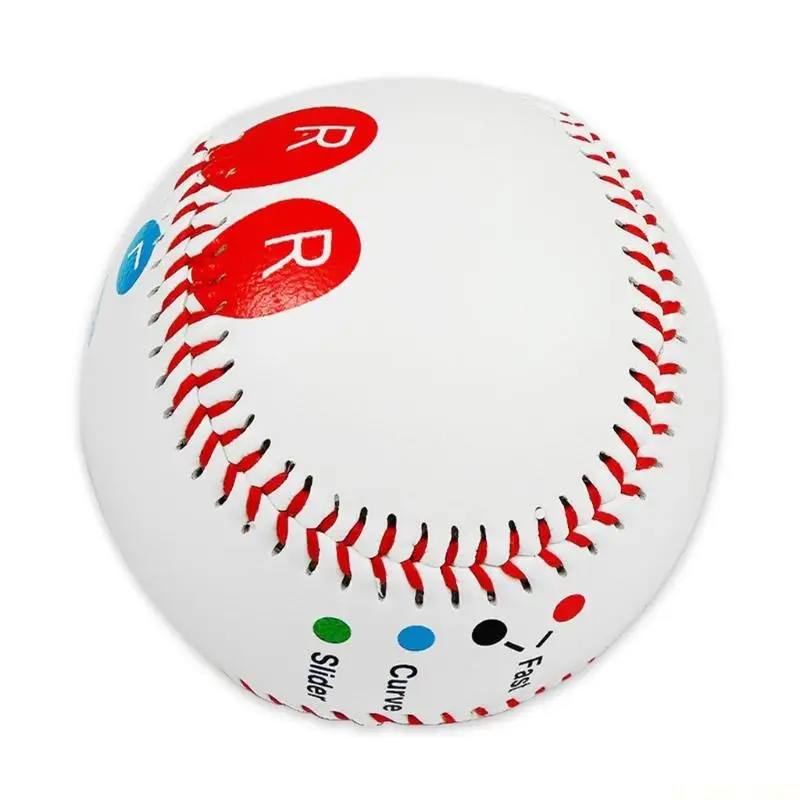 M5TC Competition Training Baseball with Finger Placement Markers 9Inch Soft/Hard Baseball for Pitching Hitting Batting