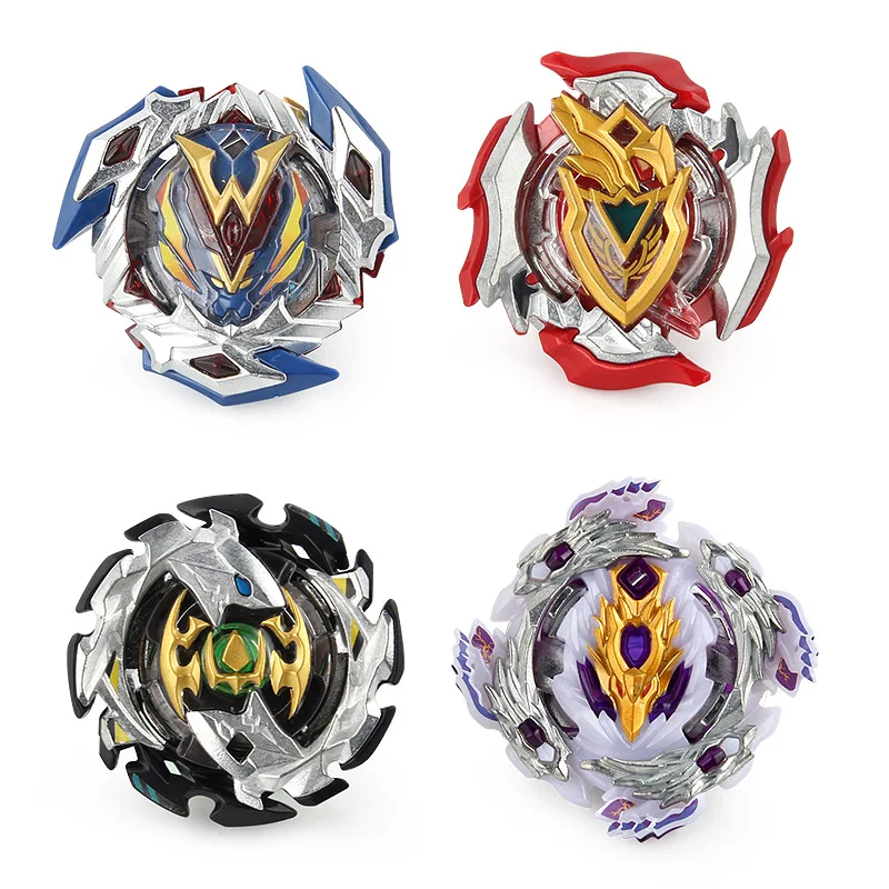 Brust Gyro Spinning Top 4 In 1 Set Alloy XD168-9 Handle Launcher Battle Arena Stadium Fighting Boys Toy Children Gifts