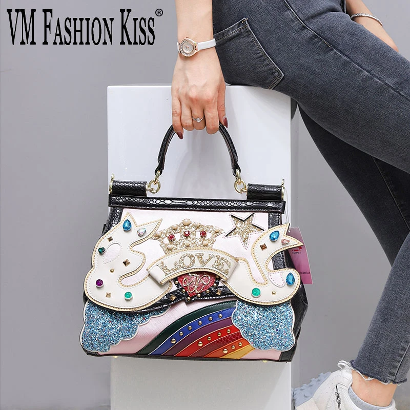 

2024 Europe And America Classic Frame Women Bag Appliques Serpentine PU Shoulder Bag New Crossbody Bags For Women Bolsa Feminina