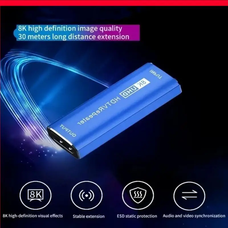 D46B Extender 4K 60Hz Extension Conector a mujer