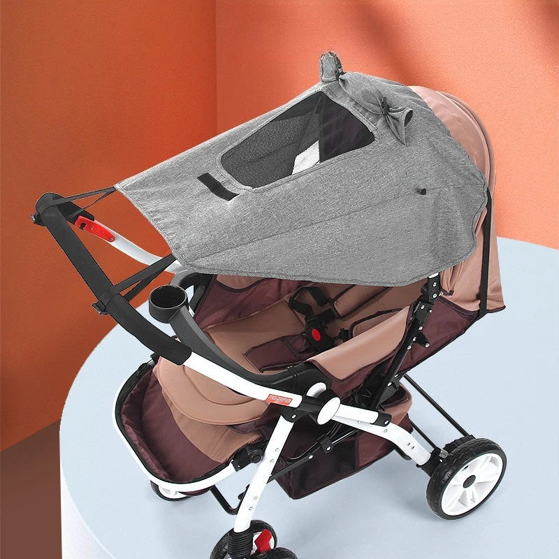 

Two-way Stroller Awning Accessories, Blackout and UV Protection, Sun Protection Cover, Rain Awning Universal.