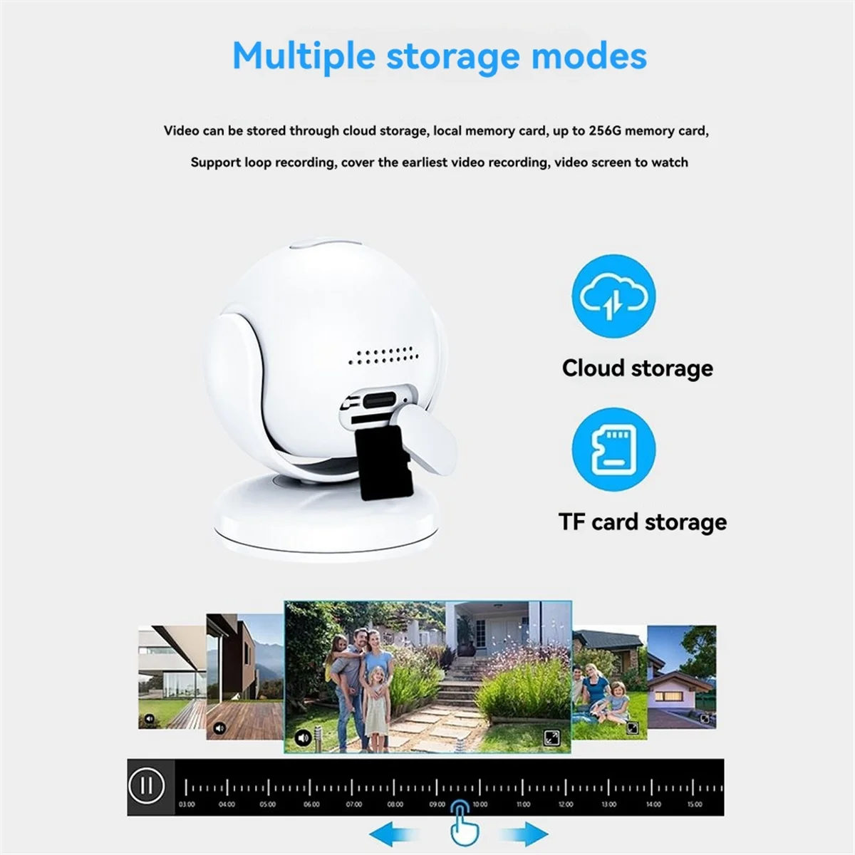 1080P HD Wireless Security Camera WIFI IP Camera Smart Baby Monitor Surveillance Outdoor Night Vision Camera for Home