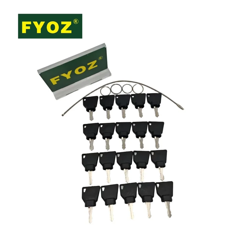 20PCS Ignition Keys For JCB/EC Mini Excavator Loader 701 45501 14607 3CX