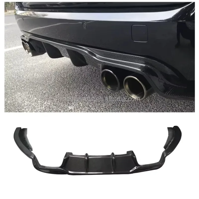 

X5 M F15 Rear Bumper 3D Style Vacuum CF Material Rear Diffuser X5M F15 Car Accessory