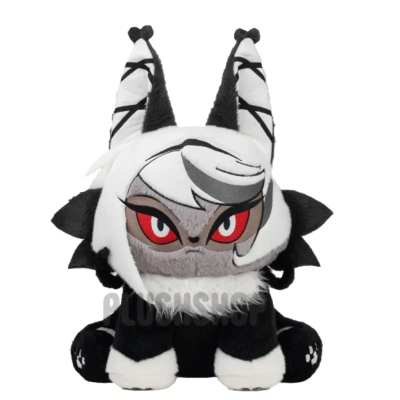 Hazbin Hotel Pelúcia Novo produto Vaggie Meow Hell Inn Vicky Cat Boneca grande de pelúcia parece macia e sentada com cerca de 43 cm de altura