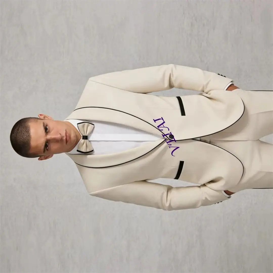 

Customized Smart Casual Suit for Big & Tall Men One Button Slim Fitting Blazer with Jacket And Trousers in Custom Colors