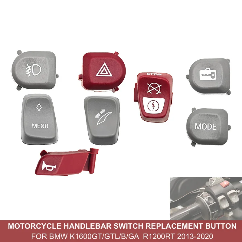 

for BMW K1600GT K1600GTL K1600B K1600GA R1200RT 2013-2020 Motorcycle Handlebar Switch Button Start Replacement Button Left Right