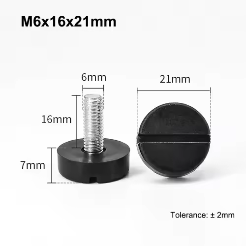 M6 M8 Leveling Foot Screw On Type PP Plastic Furniture Table Chair Sofa Leg Anti-slip Feet Adjustable Leveler Base Bolt Pad - Image 14