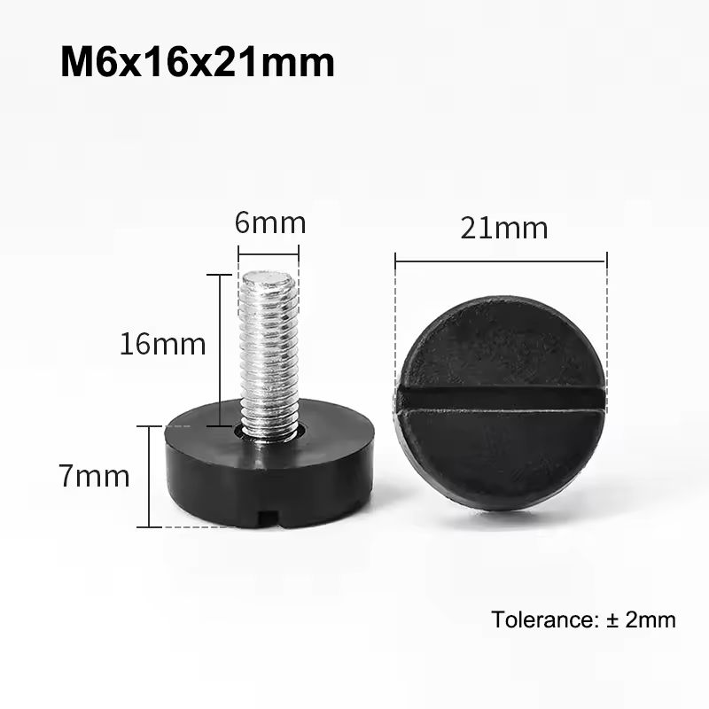 M6 M8 Leveling Foot Screw On Type PP Plastic Furniture Table Chair Sofa Leg Anti-slip Feet Adjustable Leveler Base Bolt Pad - Image 14