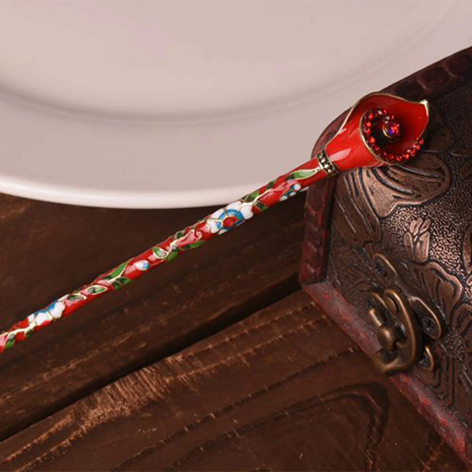 Vintage Chinese Style Hanfu Hair Stick Women Metal Hair Fork Hair Chopsticks Handmade Hairpin Woman Hair Jewelry Accessories