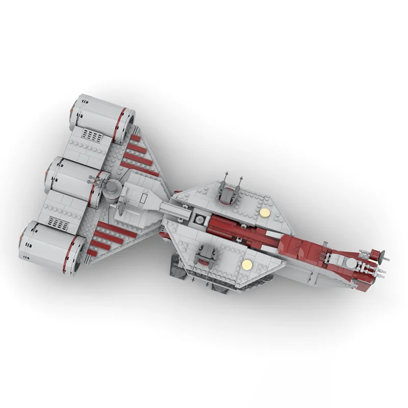 1733 Uds. MOC Republic Frigate Star Battle bloques de construcción DIY juguete para regalo de Navidad niños cumpleaños construcción
