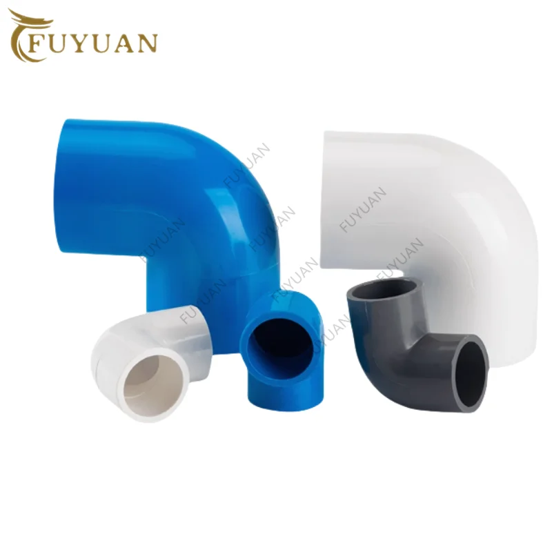 20~160mm PVC 90 Degree Plastic Elbow Connector Aquarium Fish Tank DIY Tools Garden Irrigation Water Pipe Connectors Adapter