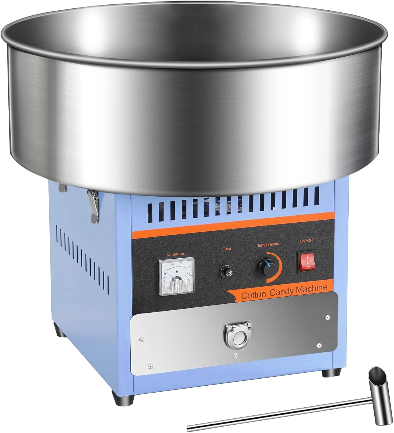 Cotton Candy Machine Commercial, 1000W Electric Cotton Candy Machine, Cotton Candy Maker with Stainless Steel Bowl