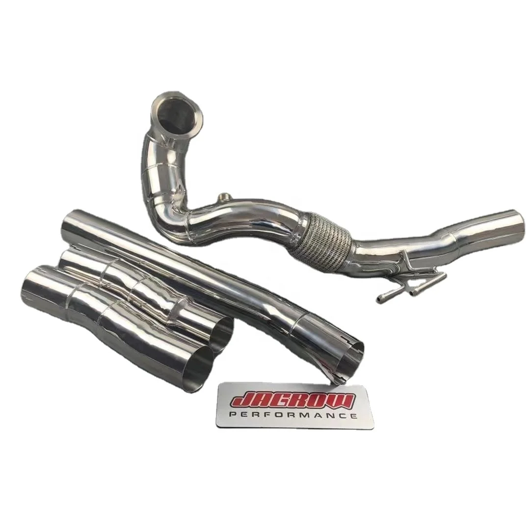 Stainless Steel Racing Downpipe For VW Mk7 Golf R 2.0TSI / Audi 8V A3 S3