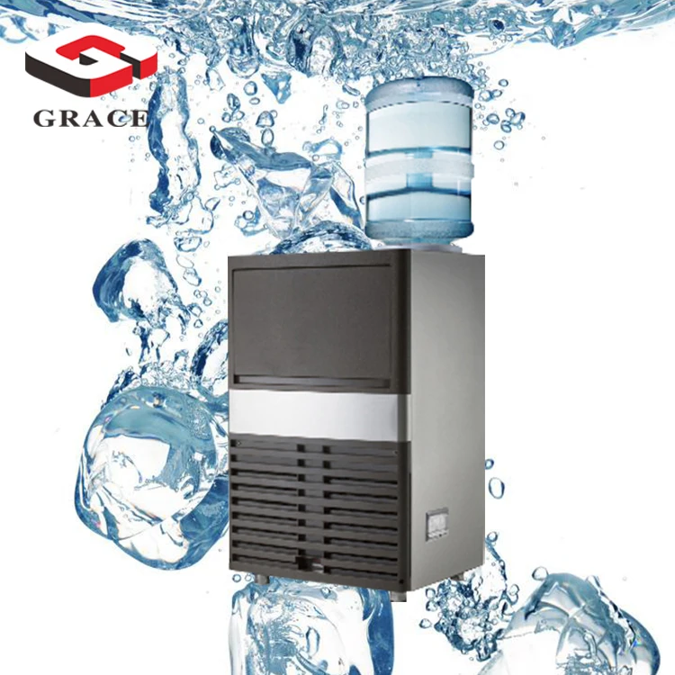 

Ice maker machine GR-80AT for household and commercial use with Water Dispenser