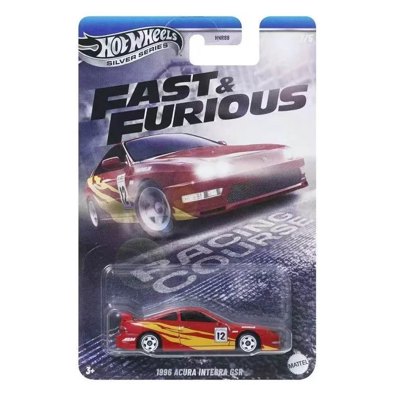 2025 Hot Wheels Fast & Furious Hnr88 Series Alloy Car Model 1/64 Honda Civic Nissan Simulation Cars Model Birthday Gift Toy view 3