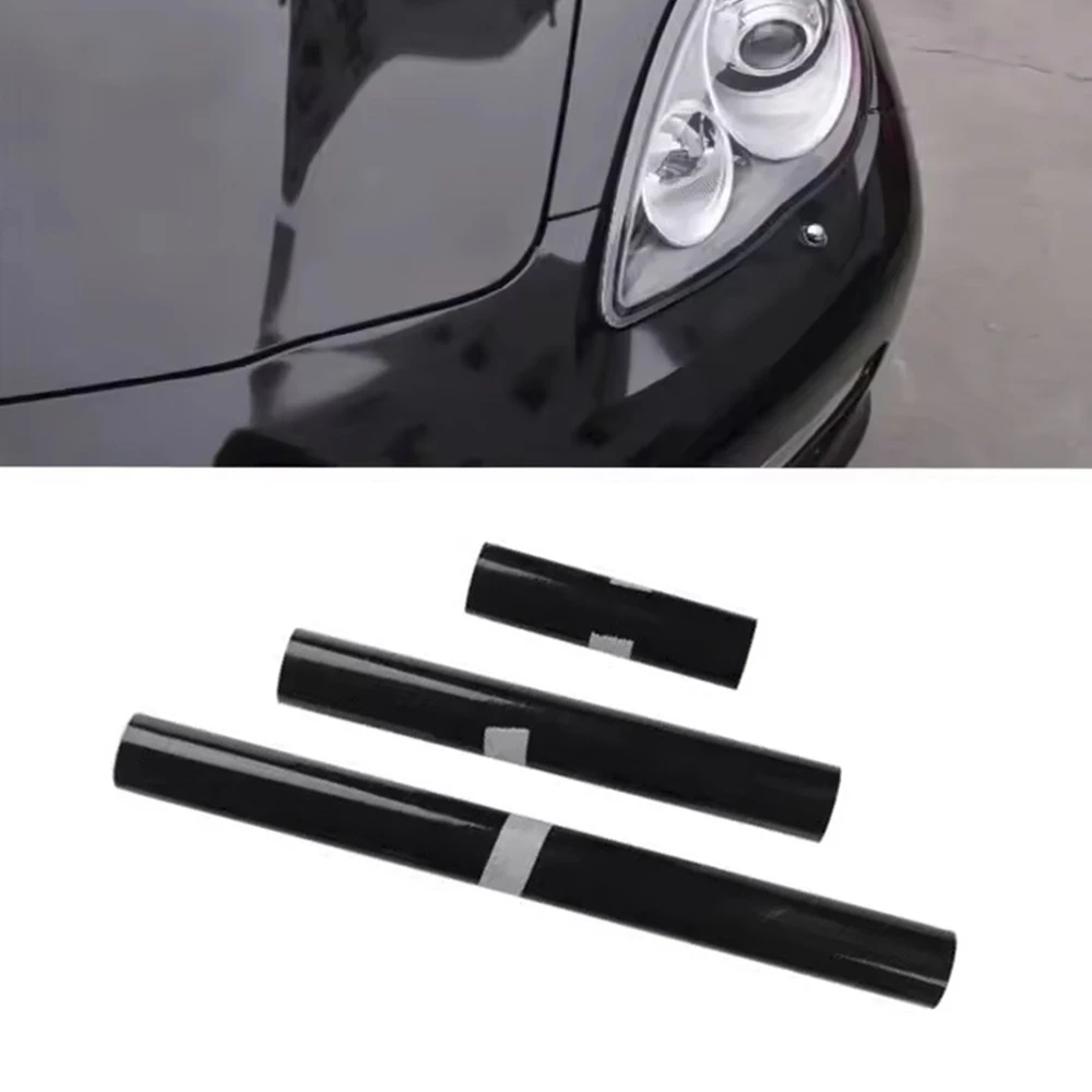 

1Pc 150*10/20/30cm Bright Color Changing Film,Car Clack Bright Color Stickers,Decorative Sticker Accessories,Car Protective Film