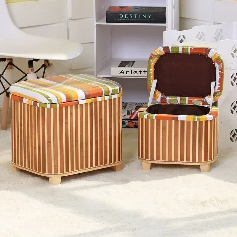 

Square Kitchen Dining Stool Storage Auxiliary Aesthetic Design Dining Stools Space Saving Restaurant Chair Portable Furniture