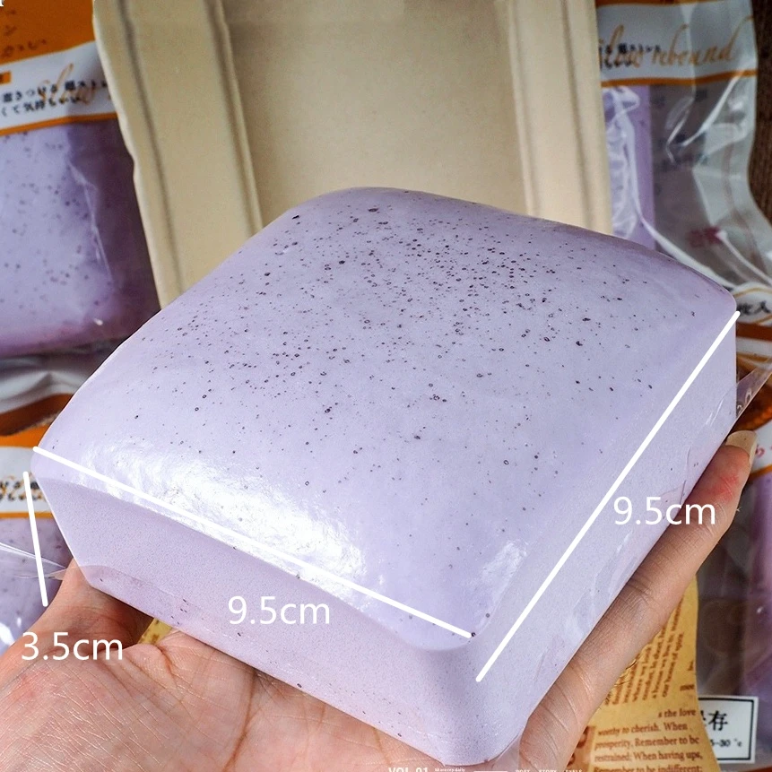 Soft Sticky Toast Slow Rising Squishy Squeeze Toy, Stress Relief Sensory Fidget Toy for Adults & Kids