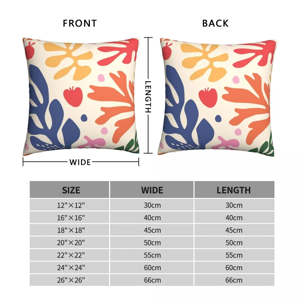 Matisse Pattern_2 Pillowcase Polyester Linen Velvet Creative Zip Decor Room Cushion Cover Wholesale