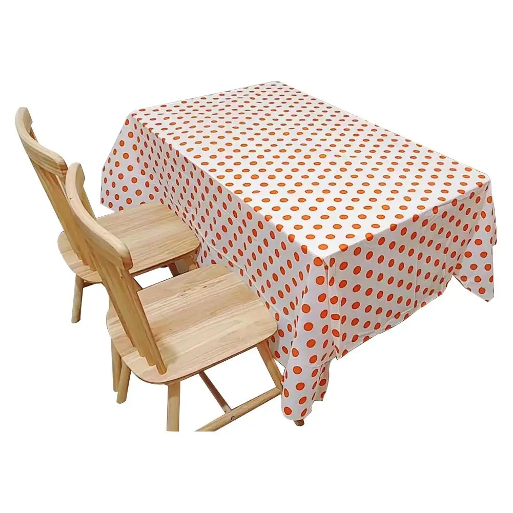 Nappe de table en PVC imperméable à l'huile verde, anti-brûlure, couverture de table à manger, accessoires de cuisine, QueDeco S8O8