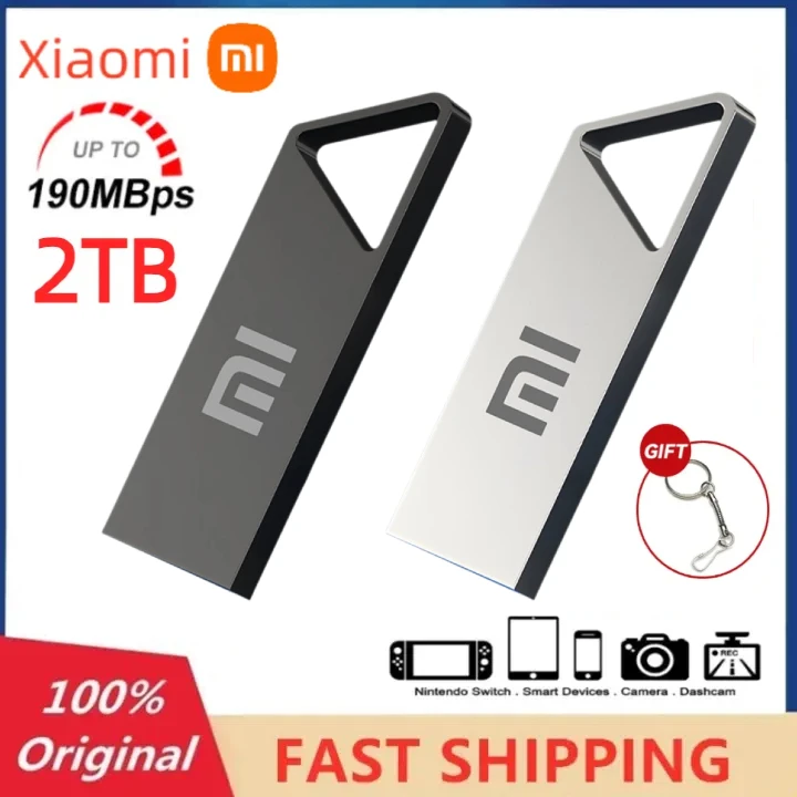 Xiaomi 2TB Pen Drive High Speed Flash Memory Pendrive 1TB Metal Flash Drive 512GB USB 3.0 Memory Storage Device U Disk For PC TV