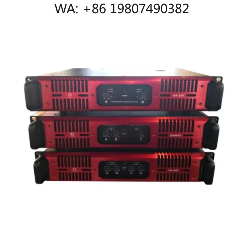 High Power Transformer Power Amplifier, Stable Performance Audio Amp for Professional Stage Speaker Systems