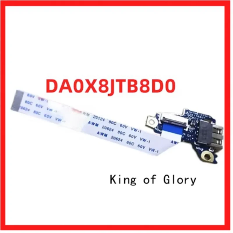 

For ProBook 440 450 G6 G7 Laptop SD Card Reader USB Switch Button Board With Cable DA0X8JTH 8D0 DA0X8JTB8D0