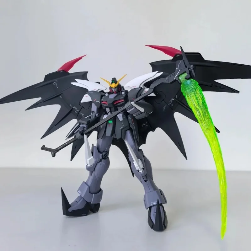 Hg 1/144 d-hell personalizado deathscythe XXXG-01D2 mech kits de modelo de montagem figuras de ação ornamento de mesa boneca meninos quebra-cabeça brinquedos