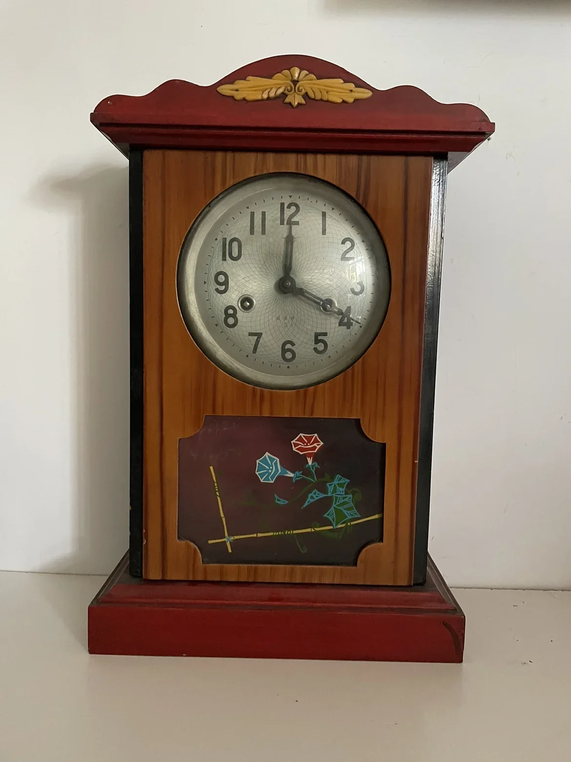 new Nostalgic Old Object Wall Clock Old-Fashioned Mechanical Clock Decoration Winding Clock B & B Vintage Ornament