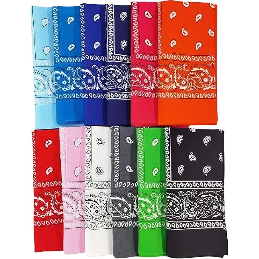 3 Pack Paisley Bandanas, Polye - đánh giá và giá Men'S Fashion Head Scarf