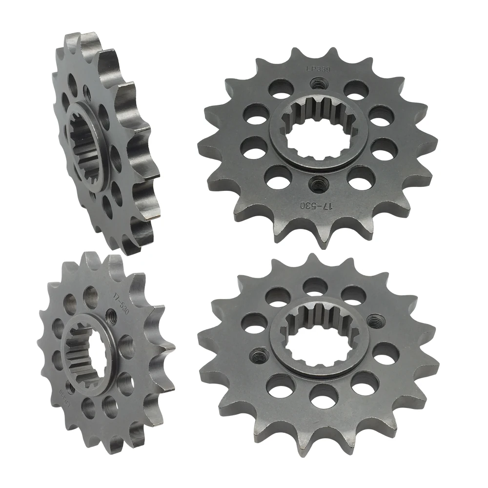 OZOEMPT 530-15T-16T-17T-18T Motorcycle Front Sprocket Apply to Honda VFR800 F RC46 Interceptor 98-13 VFR800X Crossrunner  11-14