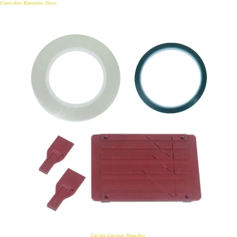 

Cassette Tape Repair Splicing Set with Two Fixers Reel to Reel Tape Recorder Splicing Block