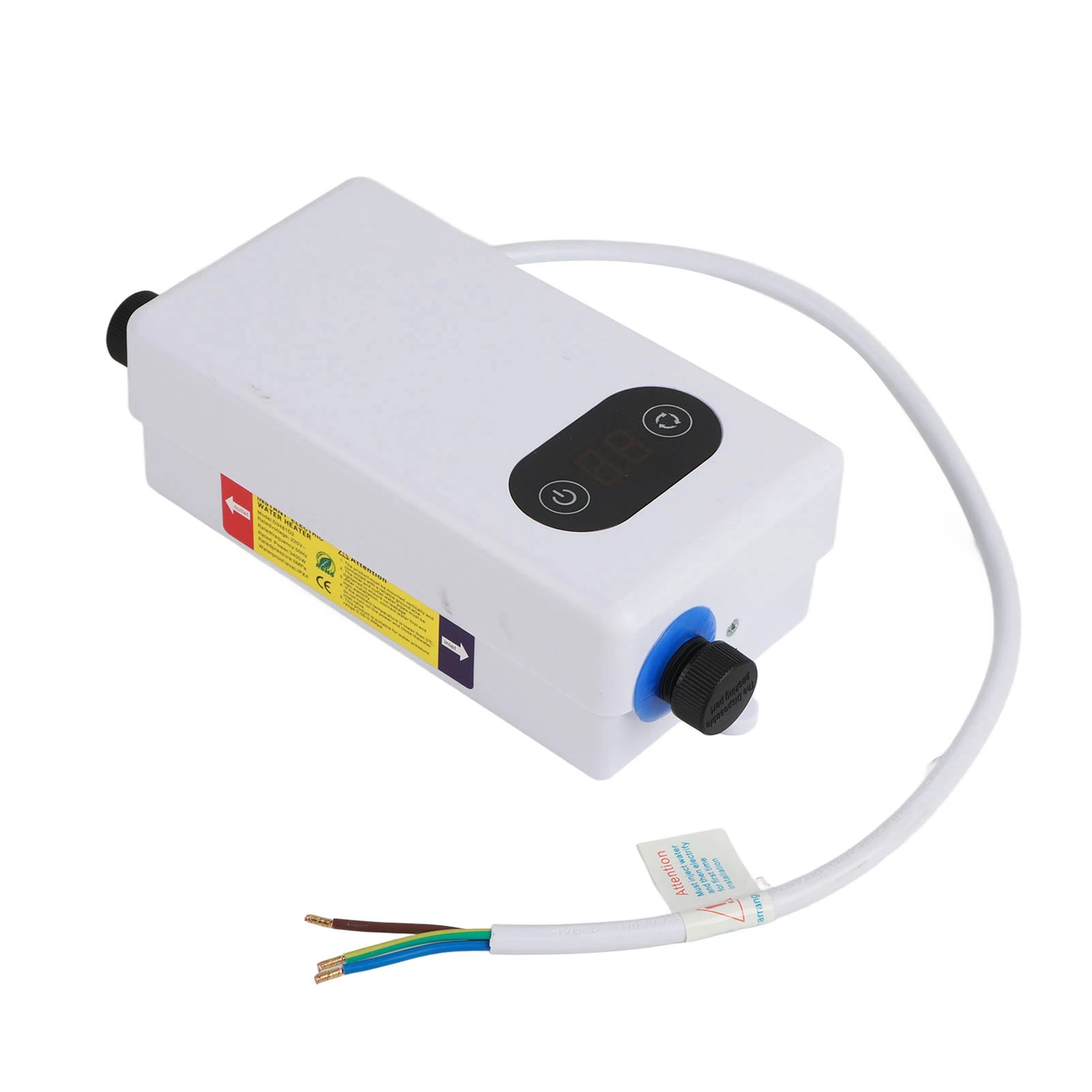 Tankless Water Heater Safe Heating Water Saving Memory Function Energy Saving Instant Electric Water Heater for Bathroom