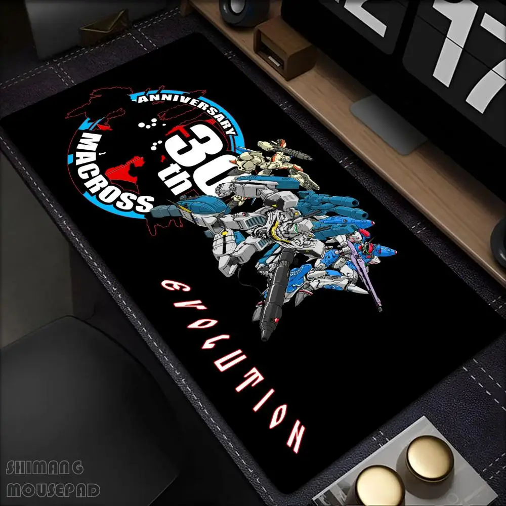 

Robotech PC Gamer Cabinet Desk Mat Mausepad Gaming Accessories Mouse Mats Varmilo Mouse Pad Anime Mice Keyboards Computer