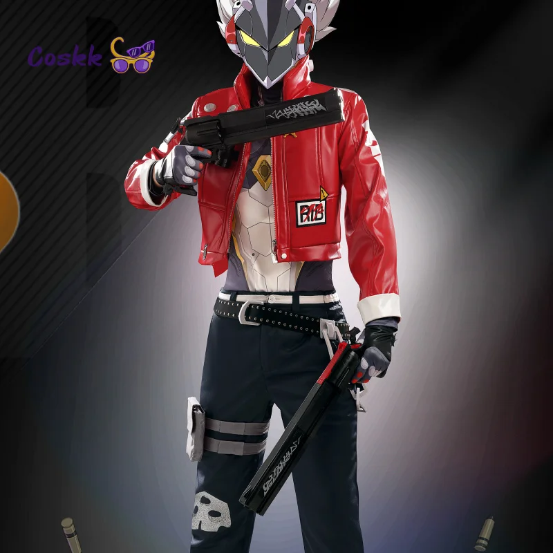 

Костюм для косплея Билли Кид из игры Zenless Zone Zero: кожаный ремень, униформа Cunning Hares (Aka Gentle House), одежда для Хэллоуина и вечеринок