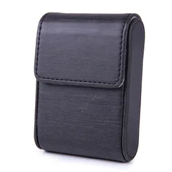 5 Colors 20 Sticks Cigarette Case Anti-crush Cigarette Box Wooden Frame With PU Leather Cigarette Case Smoking Accessories