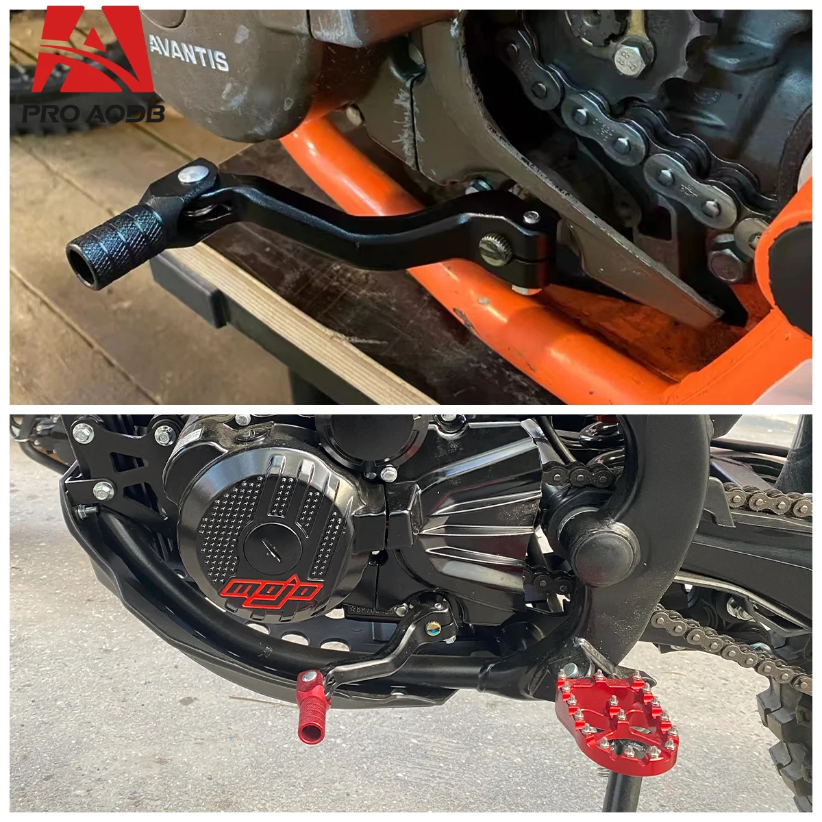 موتوكروس CNC والعتاد شيفتر رافعة تحول لهوندا بيتا 250 300 350 390 400 430 450 480 498 500 RR Xtainer 300 2010-2019 الدراجة الترابية