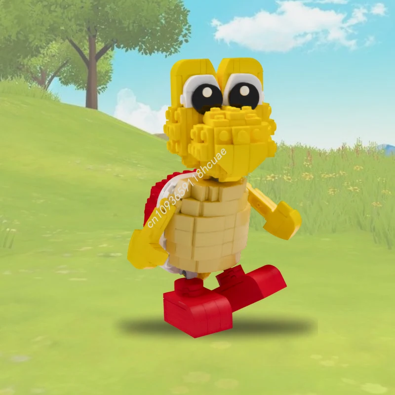 

341 шт. MOC Koopaes Troopa, итальянский сантехник, инновационный набор STEM, идеально подходящий для развития навыков, рождественский подарок, строительные блоки