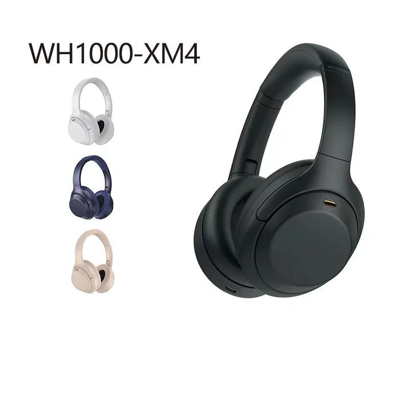 New wireless WH-1000XM4 head mounted sports wireless Bluetooth earphones with full ear wireless calling earphones