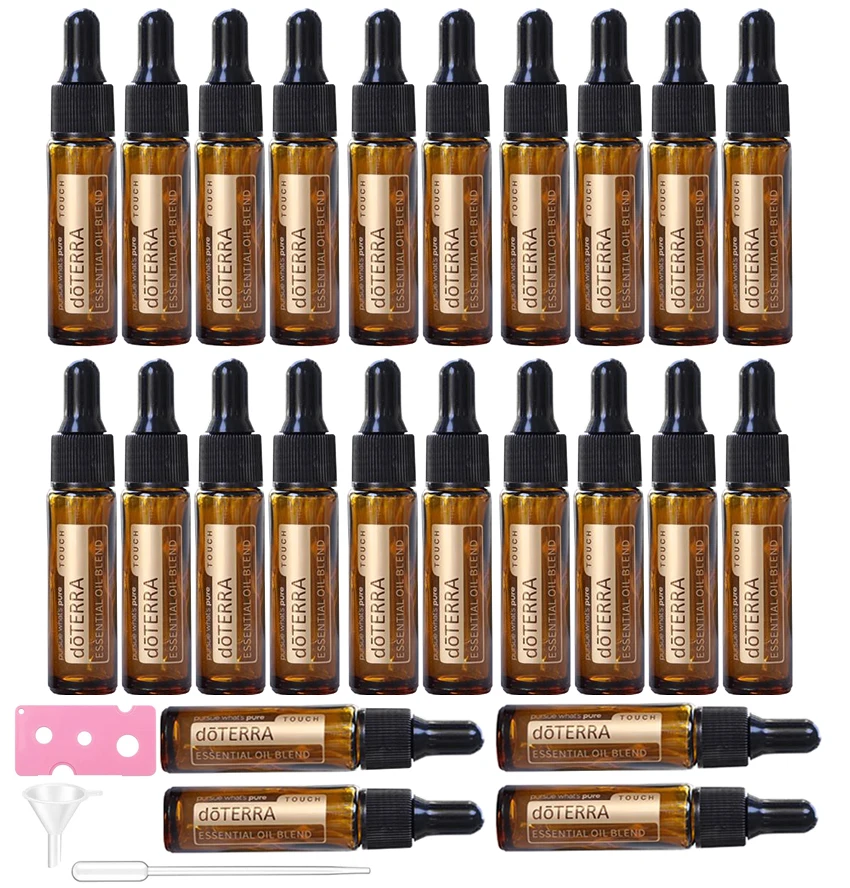 

24Pcs 10ml Dropper Bottle Mini Amber Dropper Bottle With Pipette Aromatherapy Bottle Jar Container For Essential oil Massage