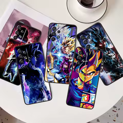 Goku D-Dragon Ball Z Anime For Samsung A53 A52 A33 A32 A51 A71 A21S A13 A73 A55 A22 A23 A35 A72 A54 A12 5G Black Soft