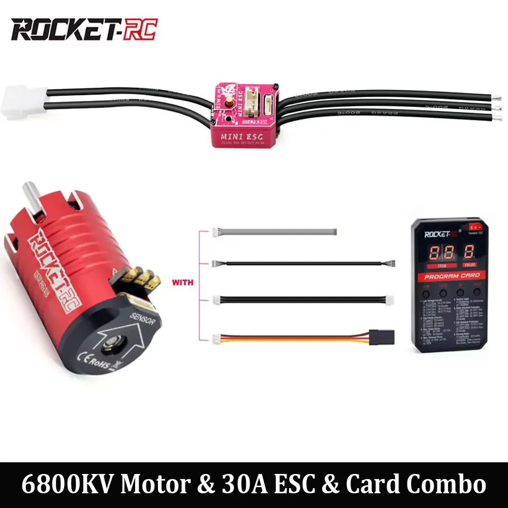 ROCKET-RC Mini1525 Brushless Motor Combo 30A ESC