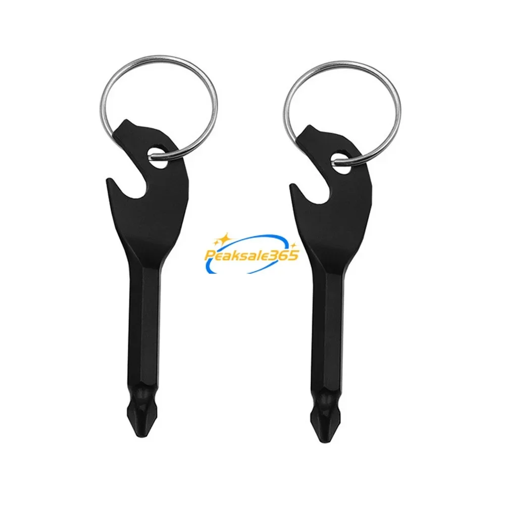 

1Pc Screwdriver Key Chain Bottle Opener Multifunction Durable for Furniture Repairing Household Manual Tools Set Accessories