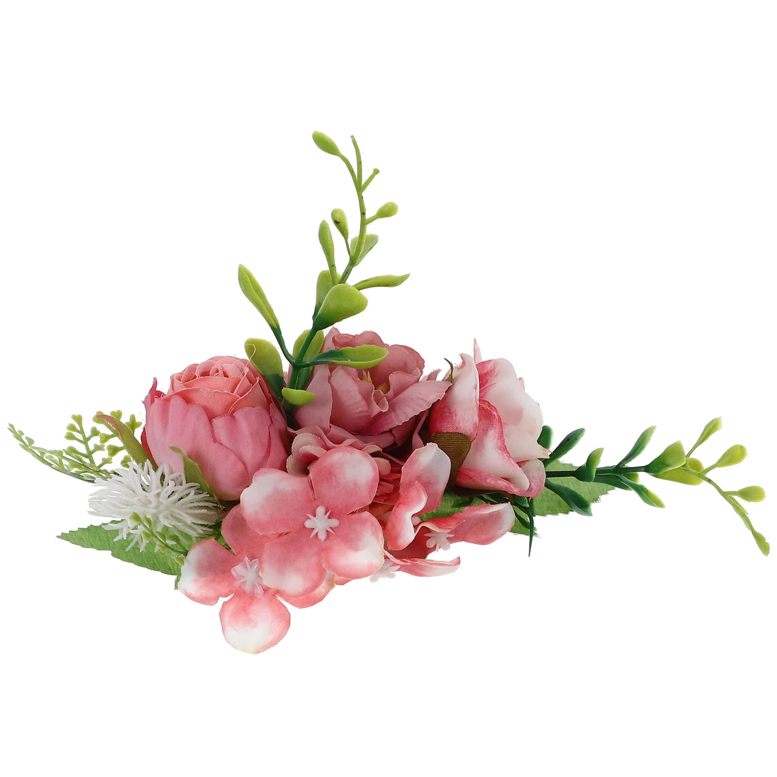 

Simulated Rose Hair Comb Combs Decorative Wedding Dress Artificial Flowers Cloth