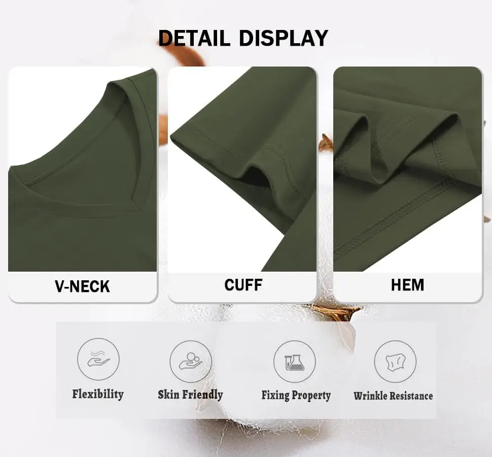 인권의 큰 팬 V 넥 셔츠, 인권의 큰 팬 TShirt 레터 프린트 반소매 Vneck Tees