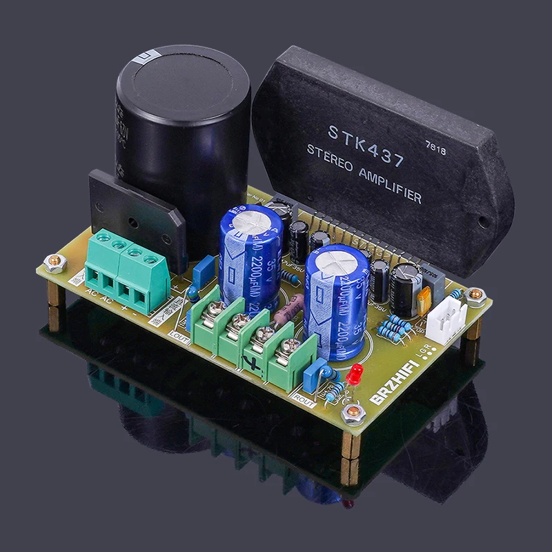 Classic single ended OTL circuit STK  thick film STK437 amplifier board DIY finished board ,strong gallbladder flavor and sweet