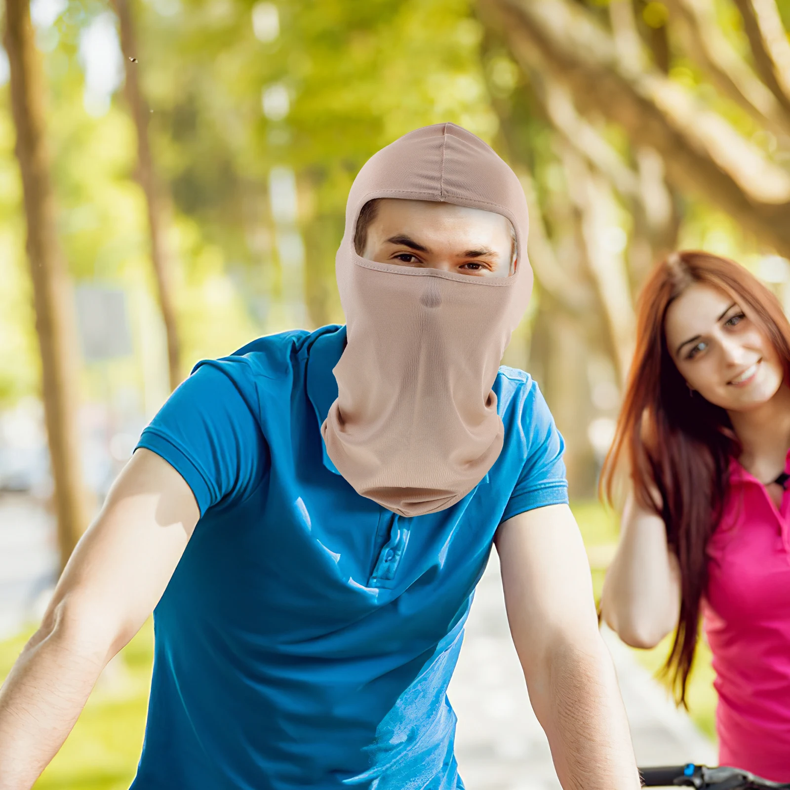 غطاء رأس للحماية من الشمس، غطاء للرقبة لركوب الدراجات النارية، هوديي بالاكلافا من البوليستر #2