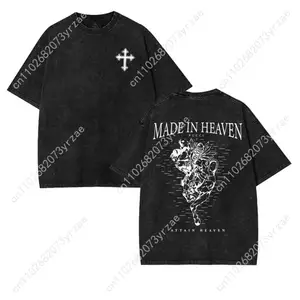 Made in Heaven Retro Tshirt Man Woman High Quality Vintage T Shirt Cotton Short Sleeves Fashion T-shirt Soft Breathable Tops