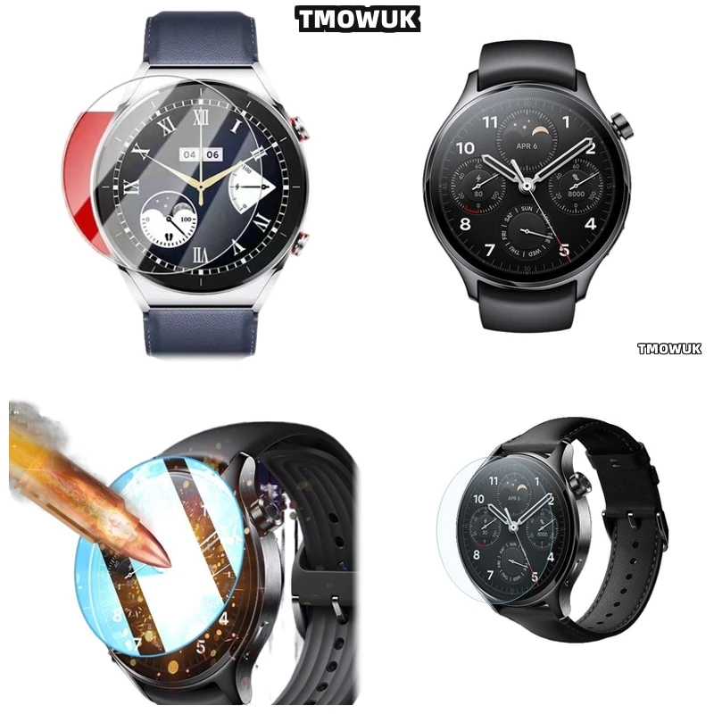 

For Xiaomi Watch Watch S1 S3 Pro S4 Sport, Ultra-Thin Tempered Glass Screen Protector, HD Anti-Scratch, 9H Hardness